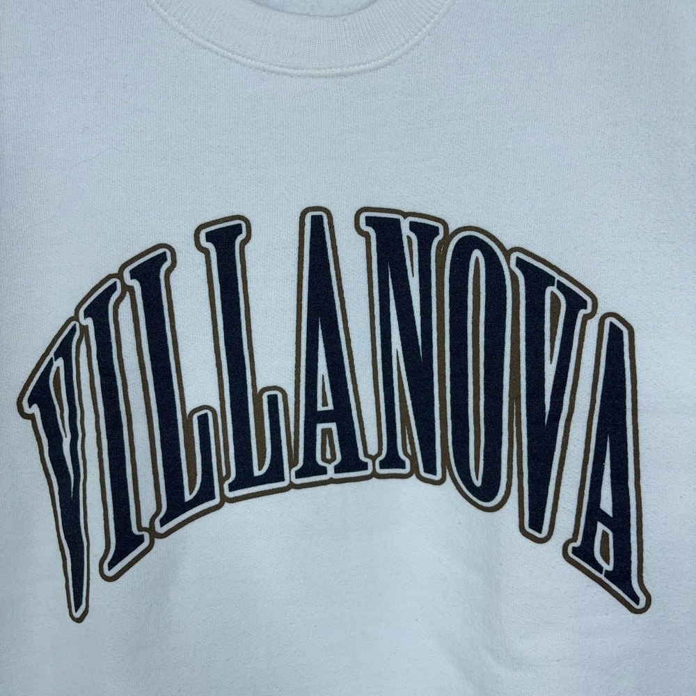 Vintage Villanova Sweatshirt Adult Medium Graphic Pullover Collegiate Sporty USA - Picture 2 of 8